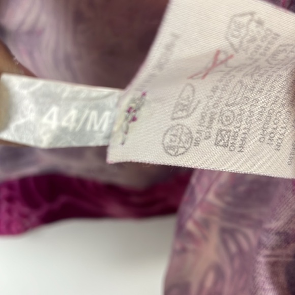 Ice Jeans Iceberg Jacket Womens 44M Button Down Cropped 2 Pocket Casual Floral - Picture 6 of 8